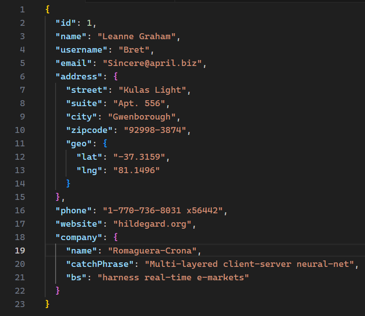 tampilan editor ketika bracket pair colorization diaktifkan