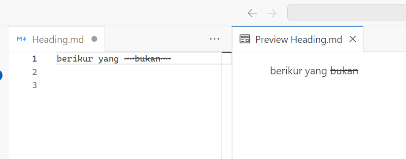 markdown strikethrough